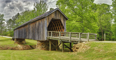 Auchumpkee Creek Covered Bridge.

Custom sizes, finishes and canvas available. Please contact us for further information. Unless otherwise noted the image floats on the printed sheet. A paper white border (approx. 2 inches on all sides) will be around the entire image.